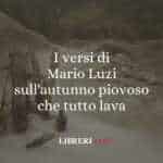 I versi di Mario Luzi sull'autunno piovoso che tutto lava