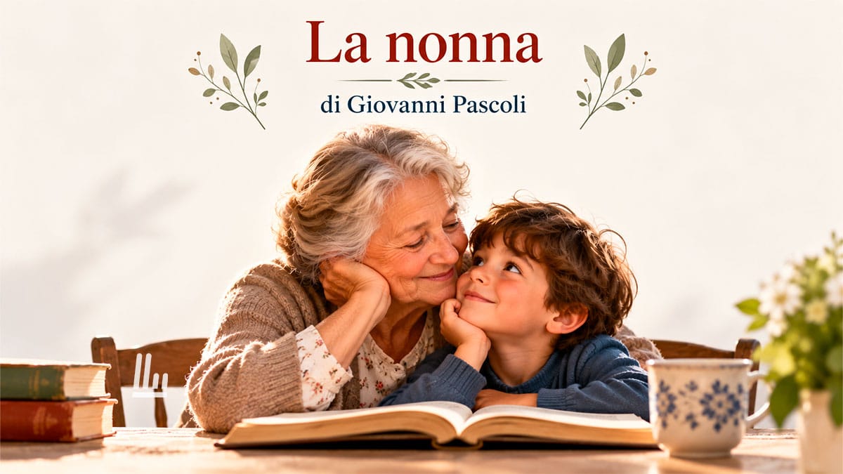 La nonna (1898) di Giovanni Pascoli: la poesia sul valore e il coraggio dei nonni 1 La nonna (1898) di Giovanni Pascoli: la poesia sul valore e il coraggio dei nonni
