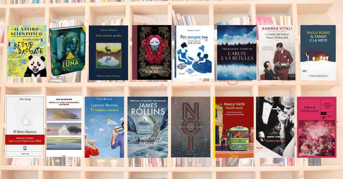I libri in uscita la prossima settimana: 16 novità da non perdere