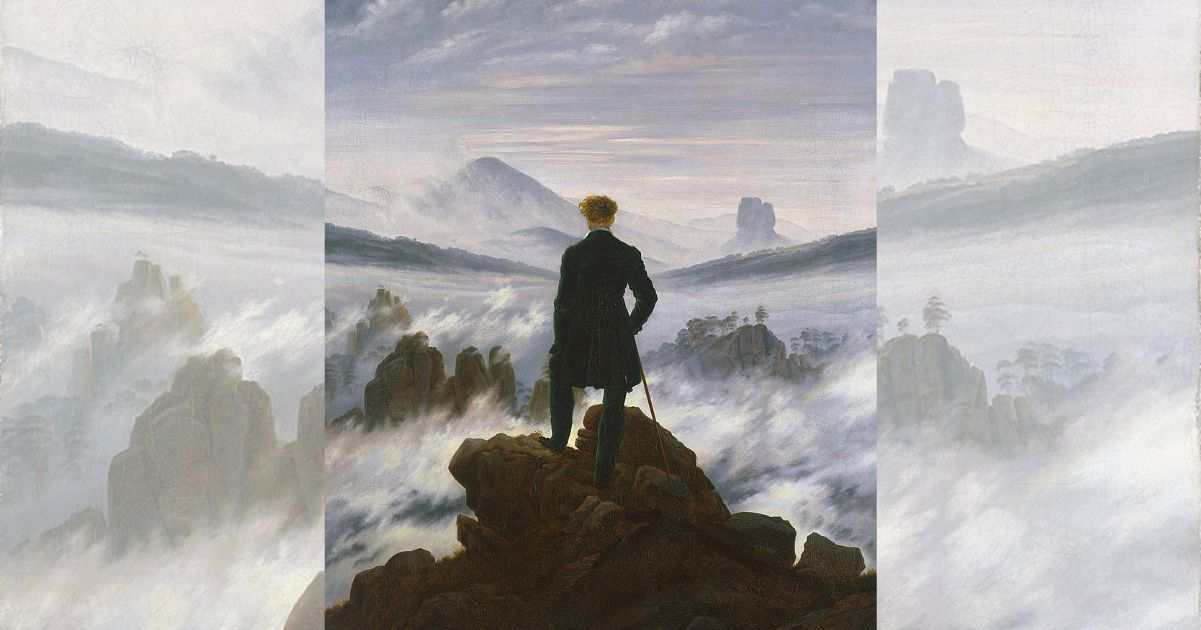 Il Viandante sul mare di nebbia, un dipinto che ci insegna il coraggio di affrontare il futuro