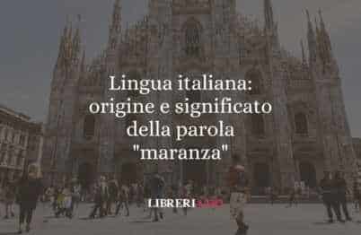 Lingua italiana: origine e significato della parola "maranza"