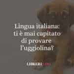 Lingua italiana: ti è mai capitato di provare l'uggiolina?