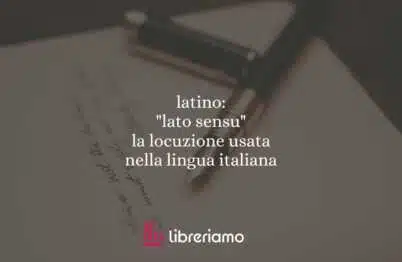 latino: "lato sensu" la locuzione usata nella lingua italiana