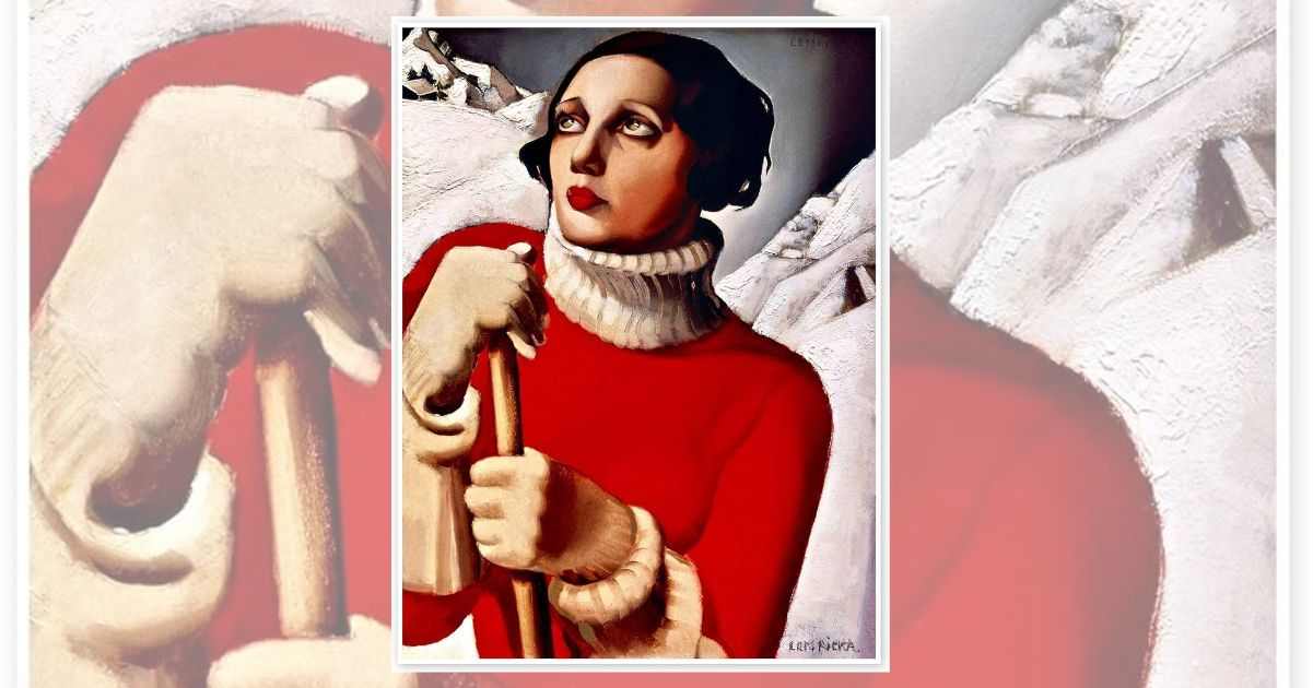 Saint Moritz, il quadro di Tamara de Lempicka che raffigura il lato glamour dell'inverno