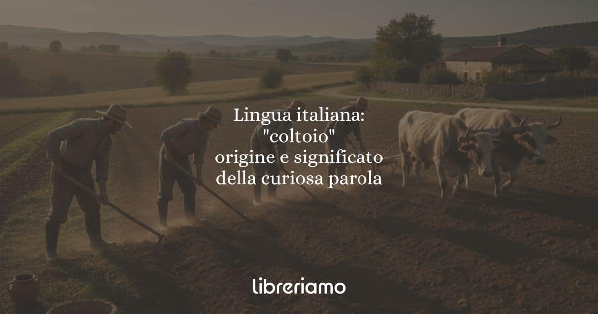 Lingua italiana: "coltoio", origine e significato della curiosa parola