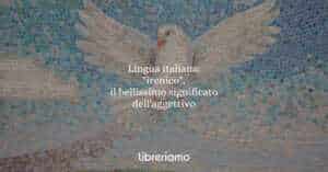 Lingua italiana: "irenico", il bellissimo significato dell'aggettivo