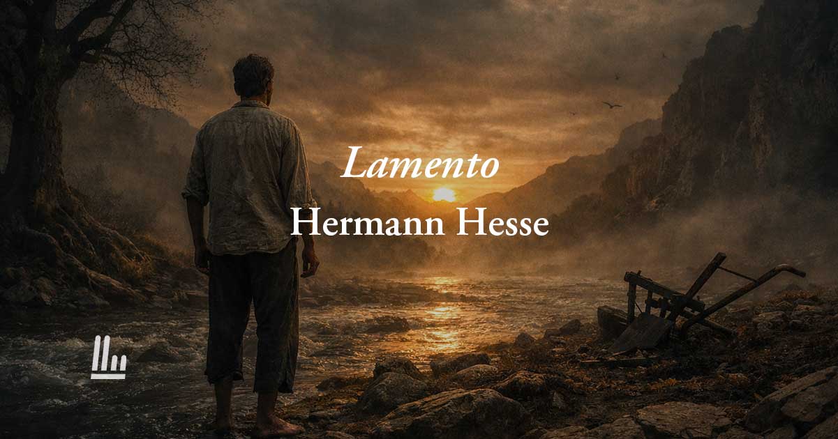 Lamento (1934) di Hermann Hesse, poesia che rivela perché non troviamo mai pace
