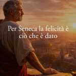 Seneca insegna che la vera felicità non è ciò che possediamo, ma ciò che si è dato