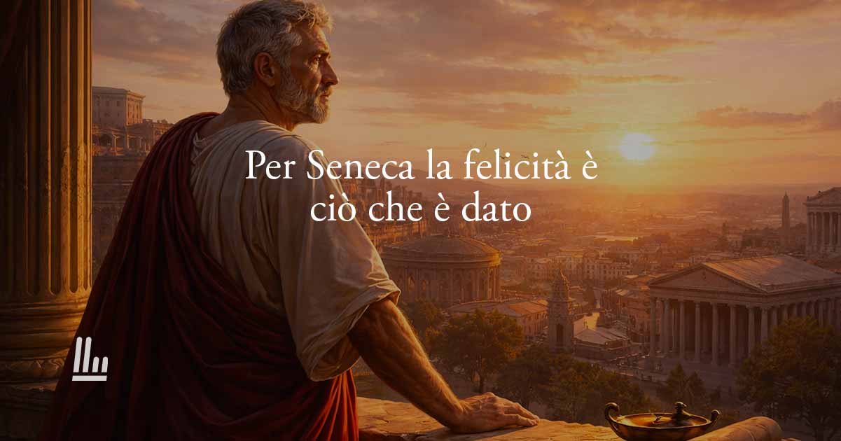 Seneca insegna che la vera felicità non è ciò che possediamo, ma ciò che si è dato