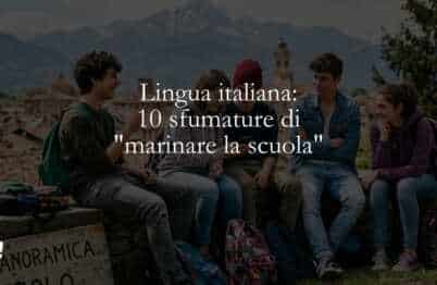 Lingua italiana 10 sfumature di marinare la scuola