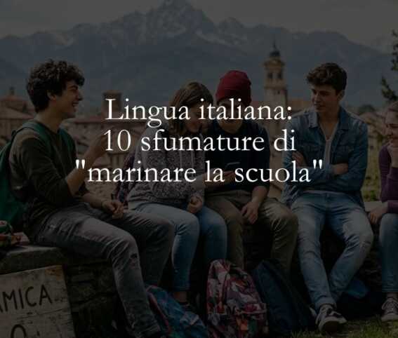 Lingua italiana 10 sfumature di marinare la scuola