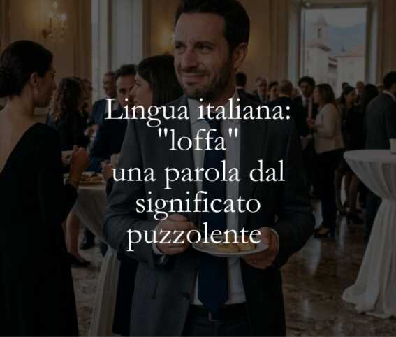 Lingua italiana loffa, una parola dal significato puzzolente