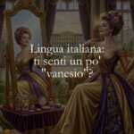 Lingua italiana ti senti un po' vanesio