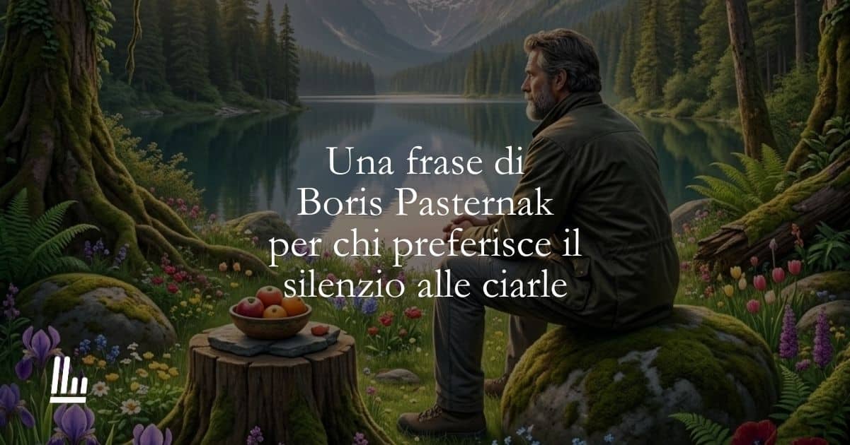 Una frase di Boris Pasternak per chi preferisce il silenzio alle ciarle 1 Una frase di Boris Pasternak per chi preferisce il silenzio alle ciarle