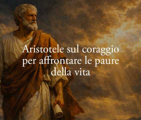 La lezione di Aristotele sul coraggio giusto per affrontare le paure della vita