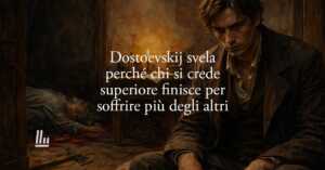 Dostoevskij svela perché chi si crede superiore finisce per soffrire più degli altri