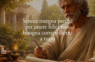 Seneca insegna perché per essere felici non bisogna correre dietro a tutto