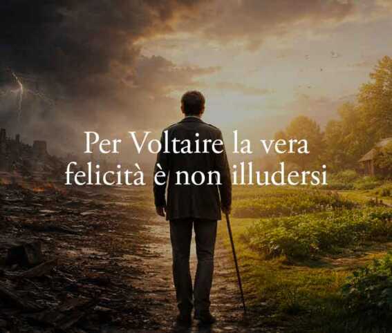 Per Voltaire la vera felicità nasce quando smettiamo di farci illusioni