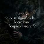 Latino cosa significa la locuzione cupio dissolvi