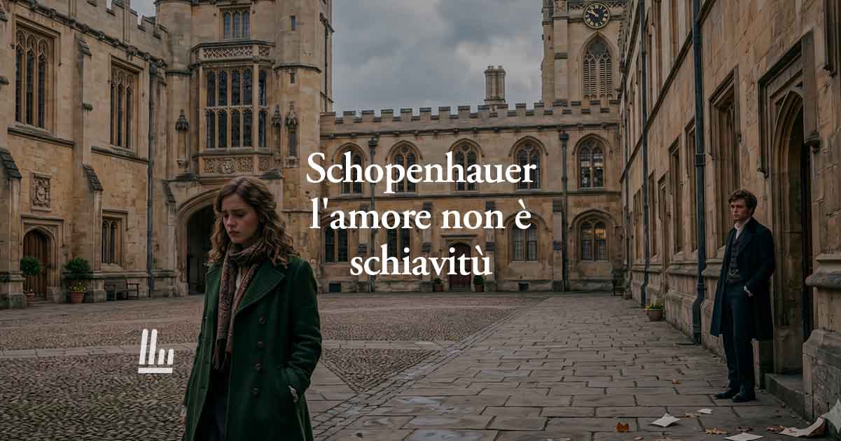 Schopenhauer ci svela l’inganno dell’amore e perché non bisogna diventarne schiavi