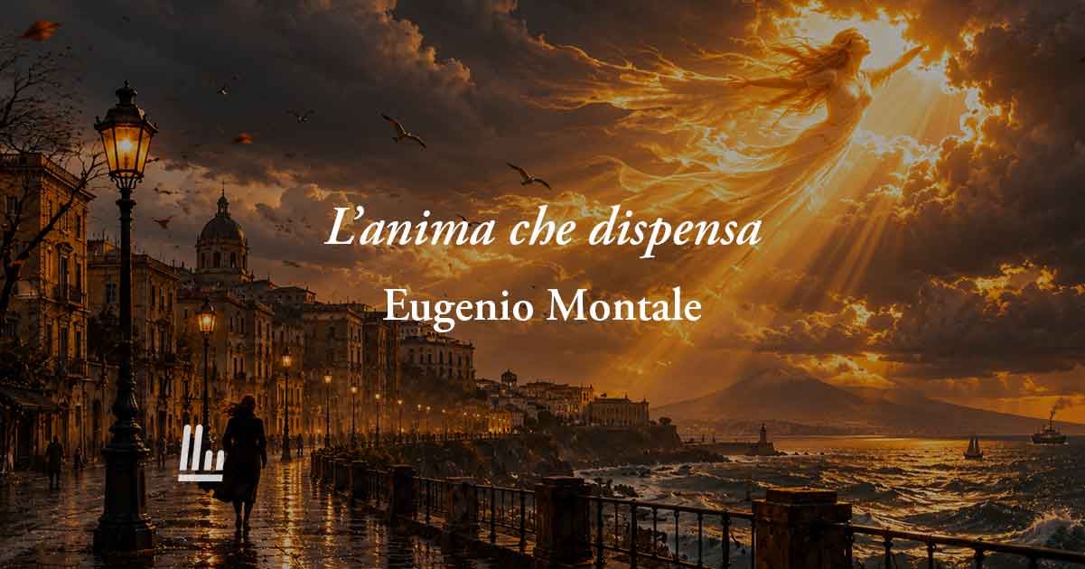 L’anima che dispensa (1938) di Eugenio Montale: la poesia sul potere salvifico dell'amore 1 L'anima che dispensa (1938) di Eugenio Montale: la poesia sul potere salvifico dell'amore