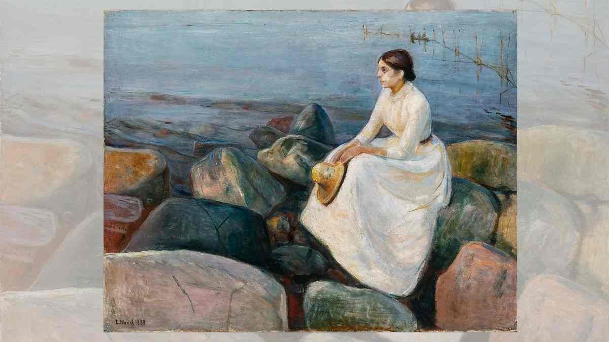 "Inger sulla spiaggia" di Edvard Munch: un quadro da scoprire per un'estate più introspettiva 1 “Inger sulla spiaggia” di Edvard Munch: un quadro da scoprire per un’estate più introspettiva