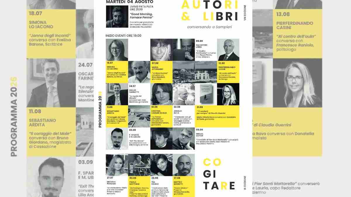 L’estate della cultura torna a Sampieri con "Autori & Libri" e "Cogitare" 1 L’estate della cultura torna a Sampieri con “Autori & Libri” e “Cogitare”