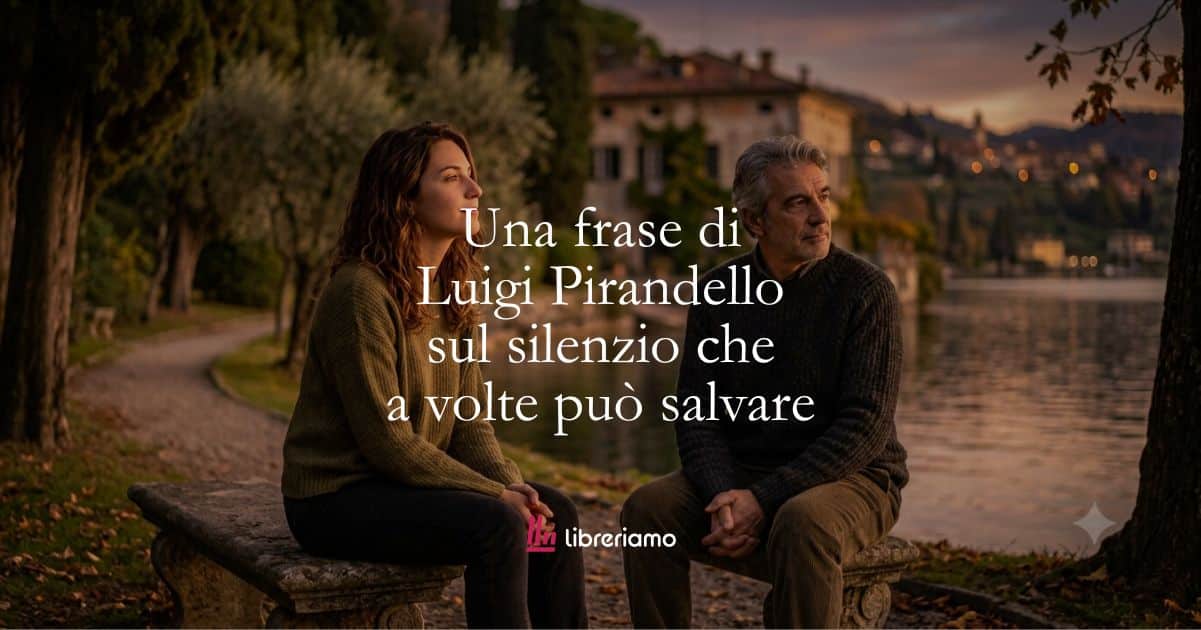 Una frase di Luigi Pirandello sul silenzio che a volte può salvare 1 Una frase di Luigi Pirandello sul silenzio che a volte può salvare