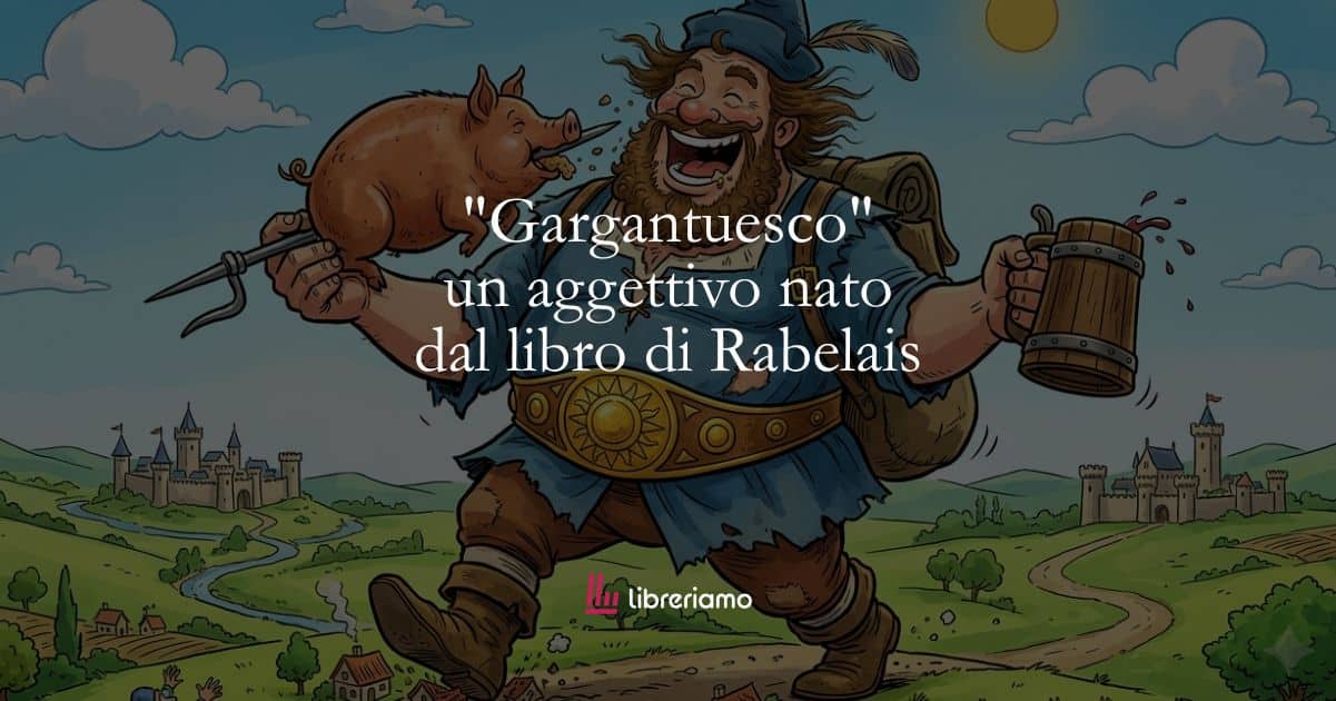 Lingua italiana: "gargantuesco", un aggettivo nato dal libro di Rabelais 1 lingua italiana gargantuesco, un aggettivo nato dal libro di Rabelais