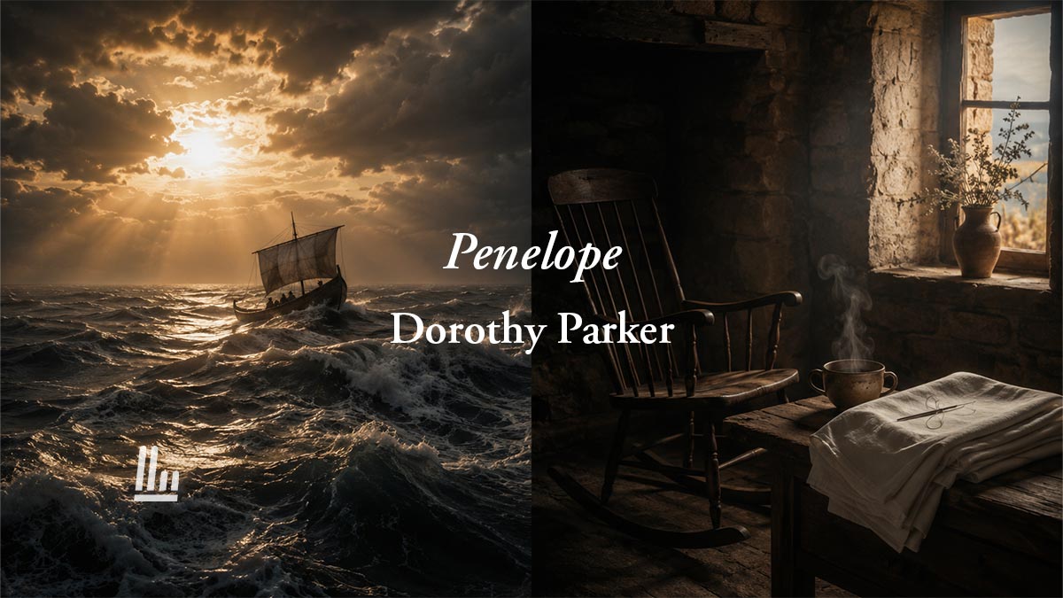 Penelope (1928) di Dorothy Parker: la poesia sul vero coraggio di chi è costretto a restare a casa 3 Penelope (1928) di Dorothy Parker: la poesia sul vero coraggio di chi è costretto a restare a casa