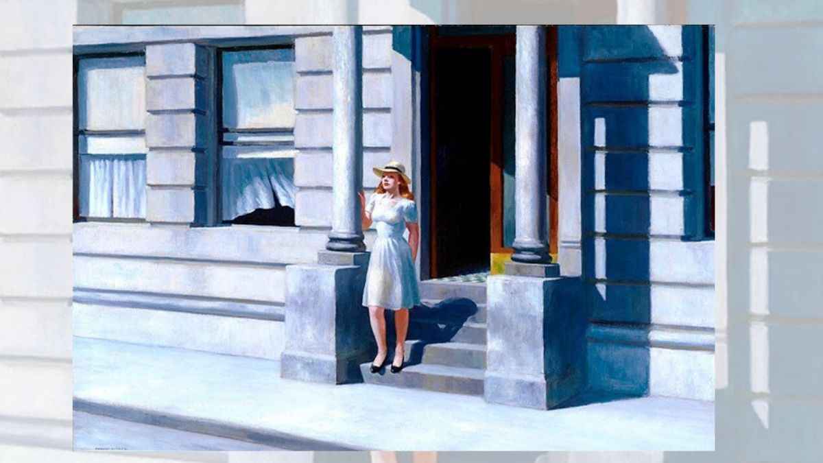 Un quadro di Edward Hopper ci ricorda la bellezza del silenzio estivo e dell'attesa 1 Un quadro di Edward Hopper ci ricorda la bellezza del silenzio estivo e dell'attesa
