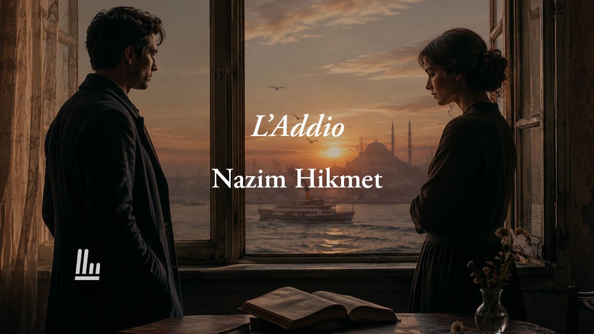 L’Addio di Nazim Hikmet: poesia sul dolore silenzioso della separazione d’amore