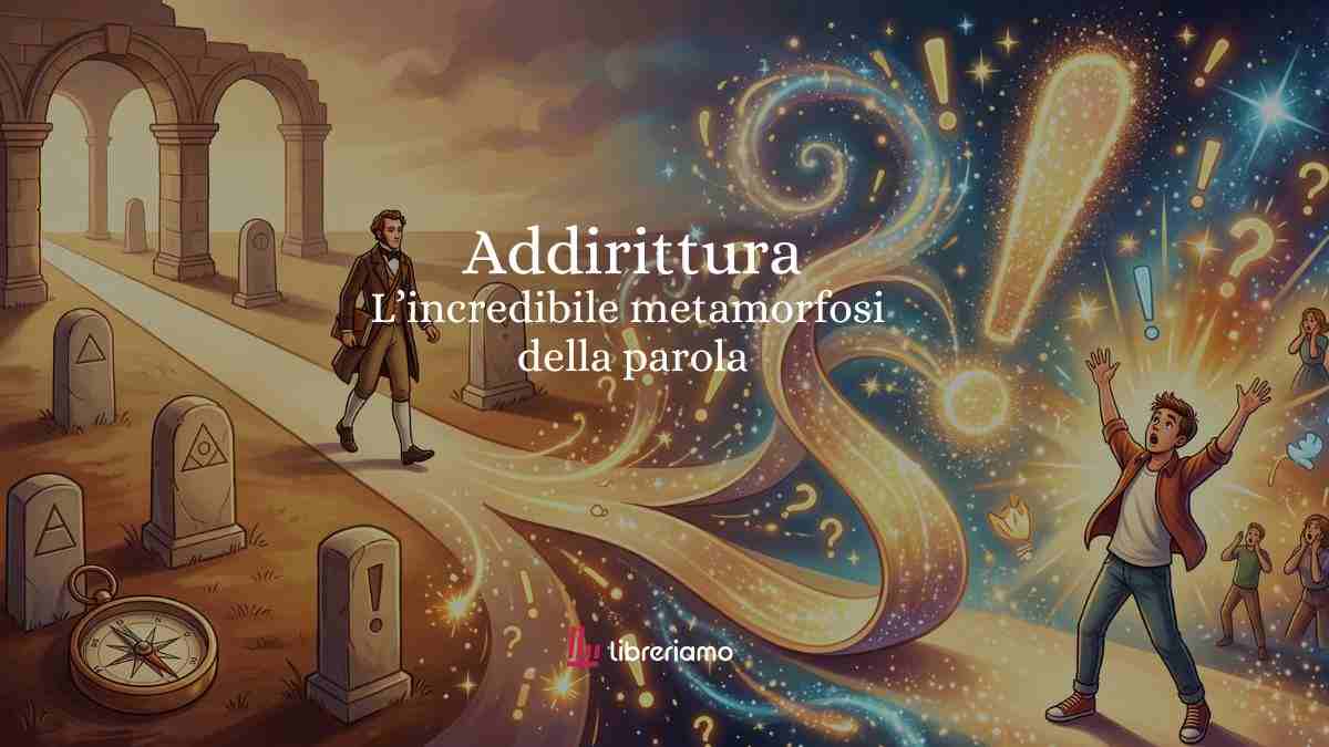 "Addirittura", l'incredibile metamorfosi della parola e del suo significato 1 Addirittura, l'incredibile metamorfosi della parola e del suo significato