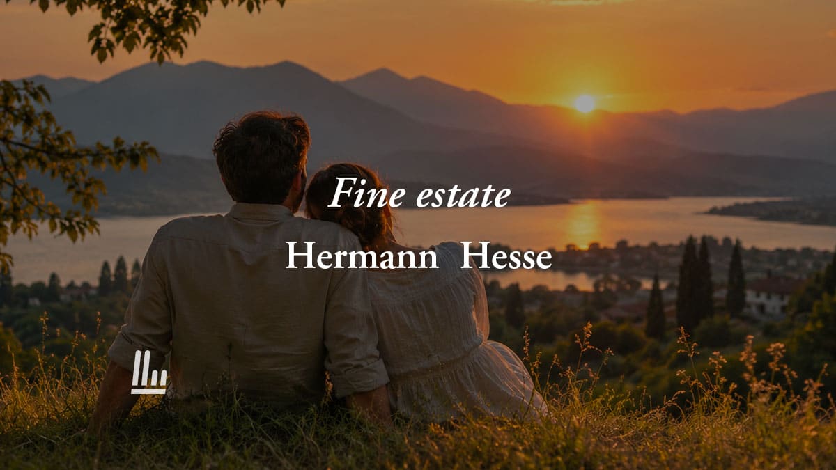Fine estate (1907) di Hermann Hesse: la poesia sull'amore e la bellezza dell'addio 3 Fine estate (1907) di Hermann Hesse: la poesia sull’amore e la bellezza dell’addio