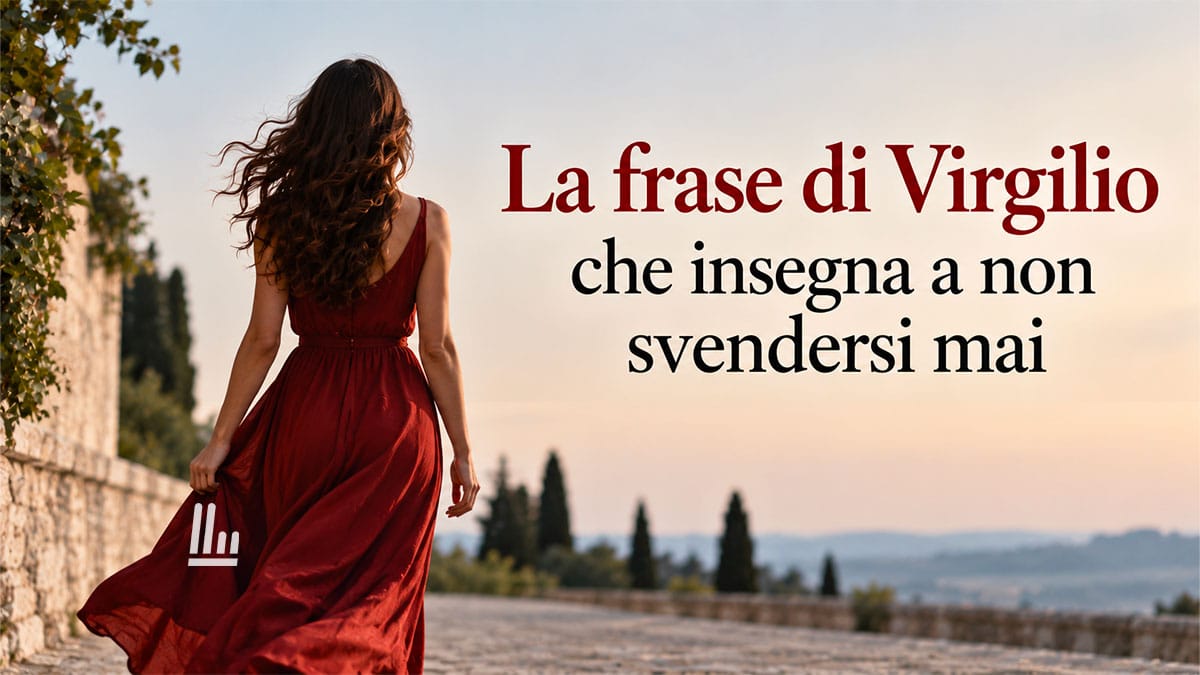 La frase di Virgilio che insegna a non svendersi mai in amore e il valore della dignità 1 La frase di Virgilio che insegna a non svendersi mai in amore e il valore della dignità