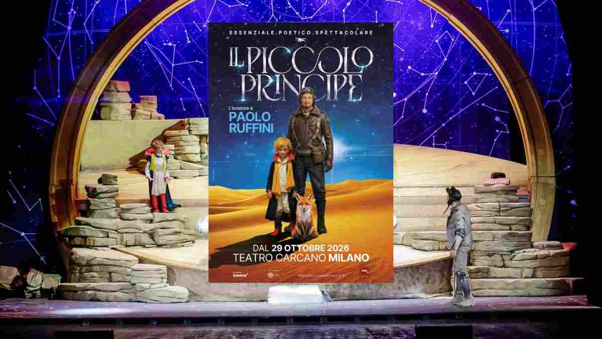 “Il Piccolo Principe” torna a teatro con Paolo Ruffini: date e cast dello show dei record