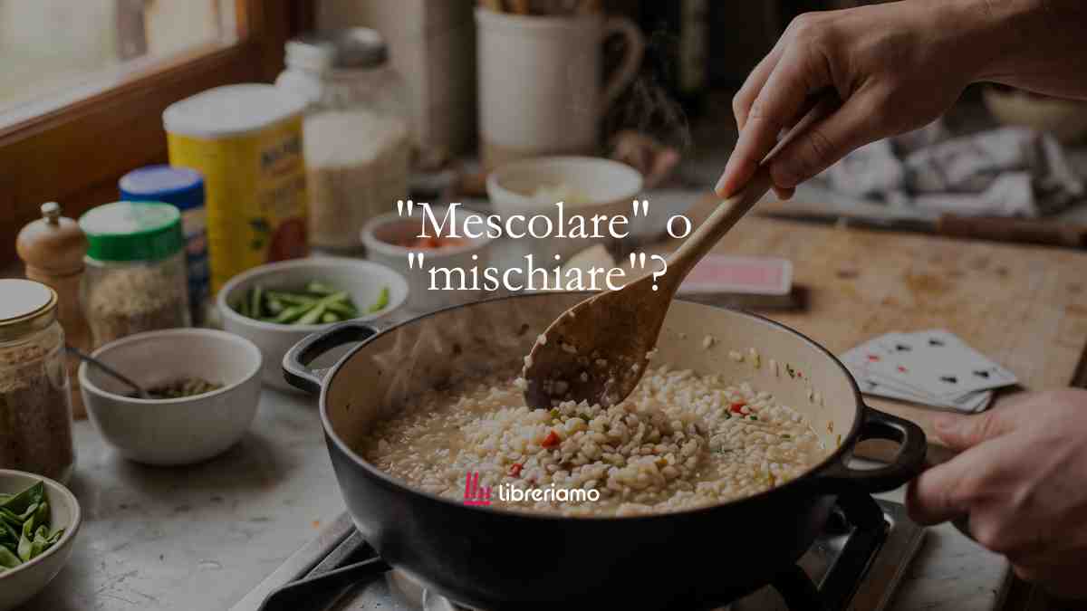 "Mescolare" o "mischiare"? Il dilemma linguistico tra cucina e carte da gioco 1 Mescolare o mischiare Il dilemma linguistico tra cucina, carte da gioco e lingua italiana