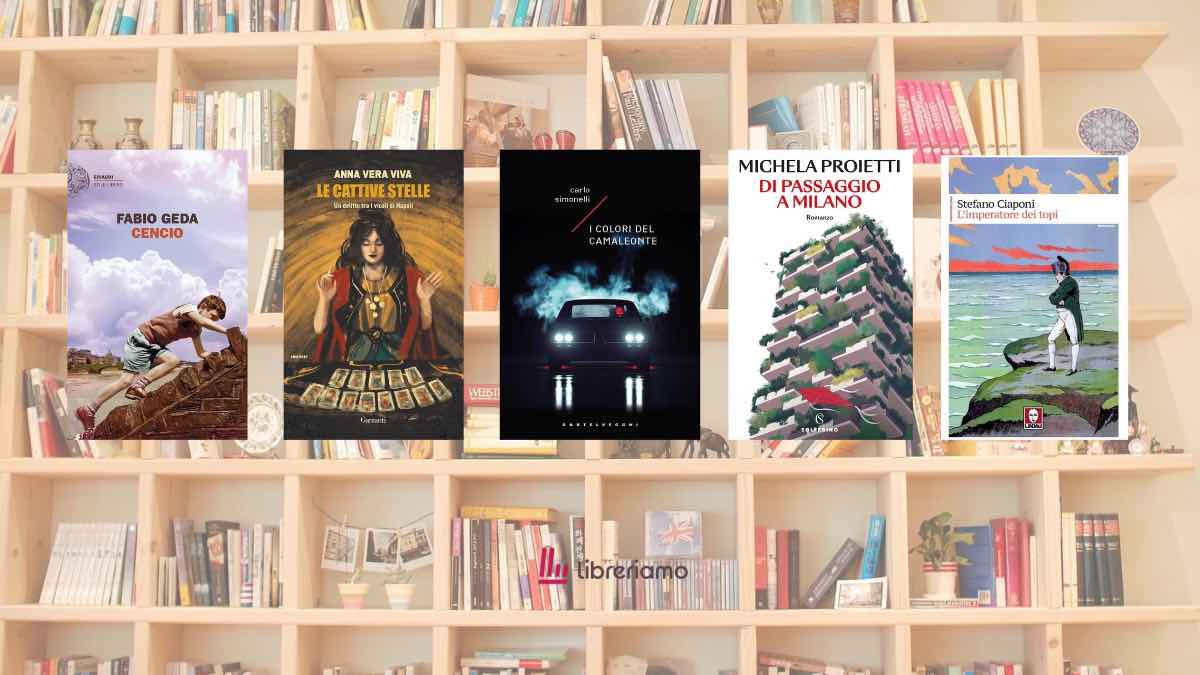 5 libri di narrativa italiana in uscita dal 19 al 25 ottobre 2026