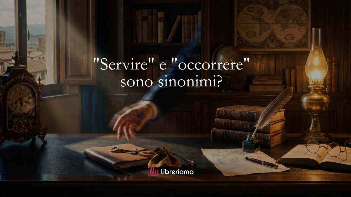 "Servire" e "occorrere" sono sinonimi? Scopri dove abbiamo sbagliato finora 1 Servire e occorrere sono sinonimi Scopri dove abbiamo sbagliato finora