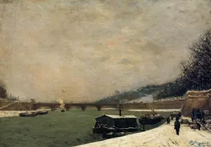 Paul-Gauguin-The-Seine-Pont-d_Iena-Snowing