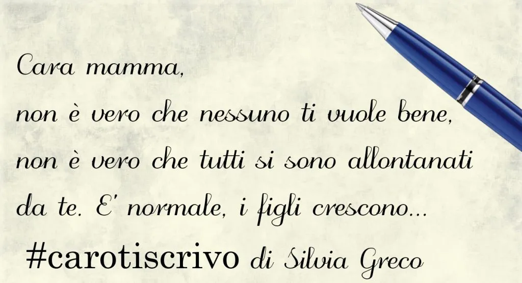 Lettera di Silvia Greco