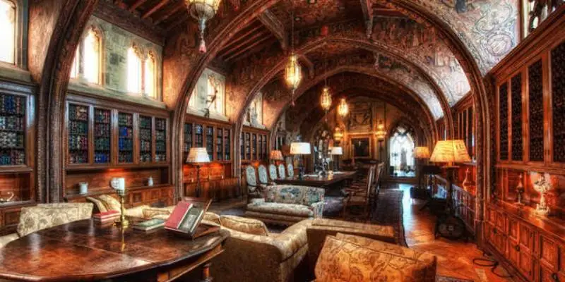 La magica biblioteca del castello di Hearst