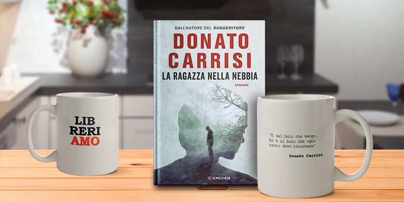 Acquista l’AforisMug di Donato Carrisi, in omaggio ai primi 10 il suo libro “La ragazza nella nebbia”