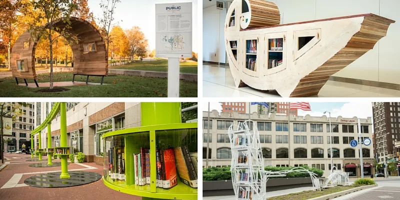 Indianapolis, le biblioteche diventano opere d'arte