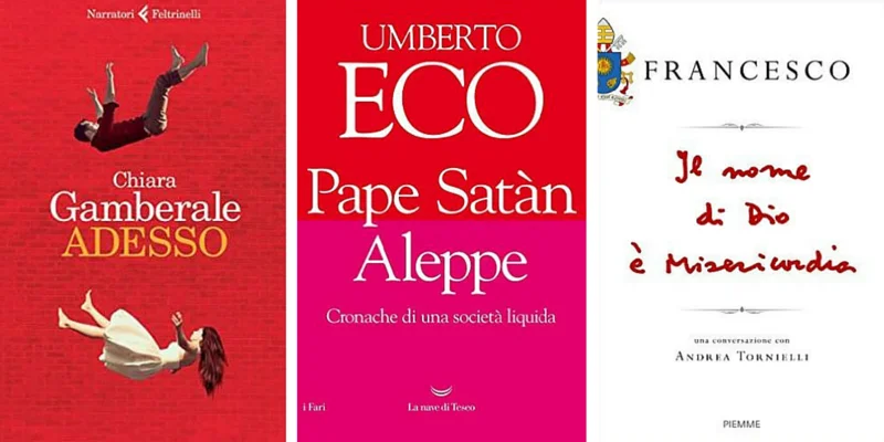 "Pape Satan Aleppe" di Umberto Eco al 2° posto dei libri più venduti della settimana