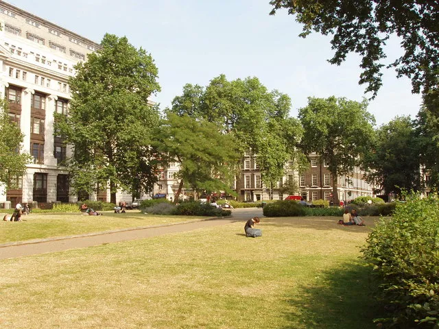 Bloomsbury Square Gardens and Victoria House London geograph.org .uk 196540