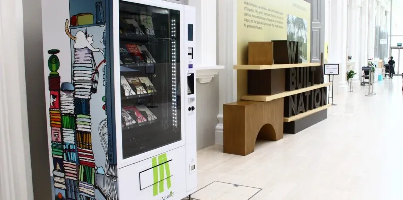 Singapore, distributore automatico di libri