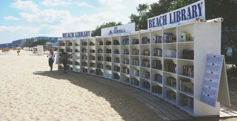 Biblioteche in spiaggia