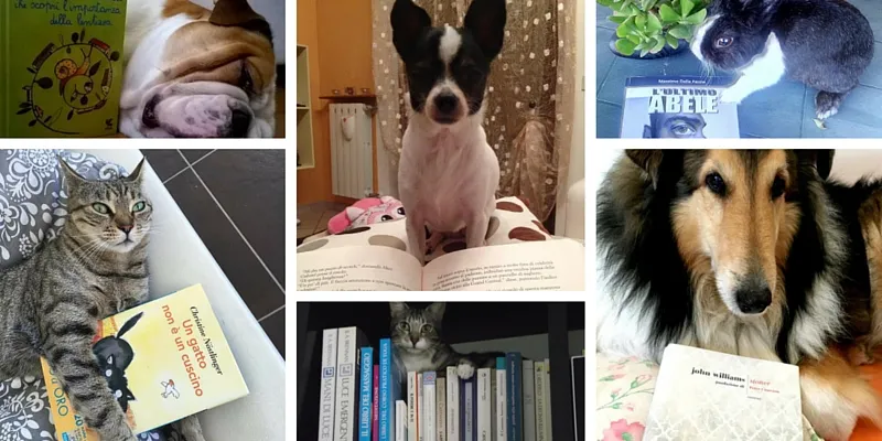 Books & Pets. Cani, gatti e gli altri animali protagonisti della campagna social