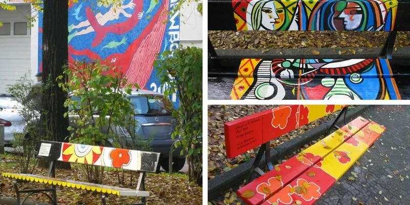 Le panchine d'autore di Torino, per promuovere l'arte in strada